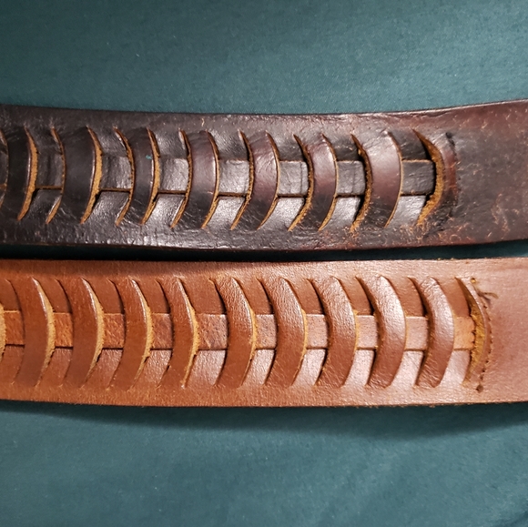 Belts Braided Rustic Leather - Picture 2 of 5